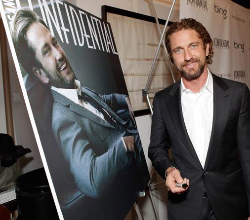 Gerard Butler Step And Repeat Los Angeles