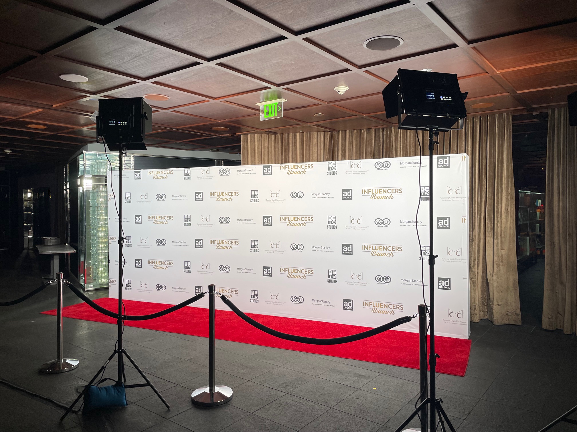 Step and Repeat set-up